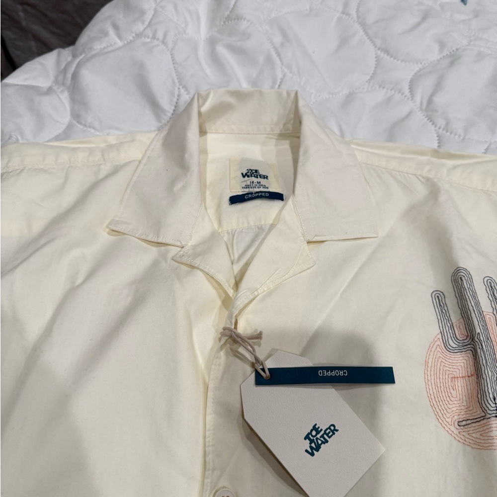 Dr. Martens Cream Cropped Shirt